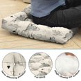 thumbnail image 5 of Boho Farmhouse Meditation Seat - Square Japanese-Style Floor Cushion with Wild Animal & Sunflower Artistic Pattern, Soft & Resilient for Yoga & Lounging, 5 of 7