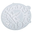 thumbnail image 3 of Opvise Wind Chime Mold Easy Demoulding Hollowed-out Suspensible DIY Christmas Snowflake Letter Pendant Mold D, 3 of 7