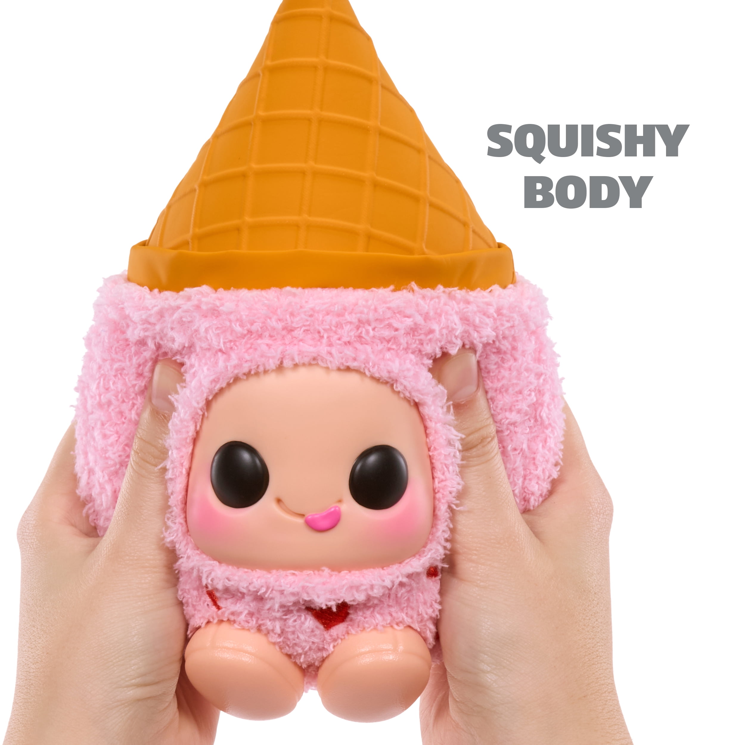 Hyojo Breyer’s Ice Cream Cone Series, Blind Box Collectible Plush, Limited Edition, 3 to Collect, Chocolate, Mint Chocolate Chip and Strawberry, Great Gift for All Ages
