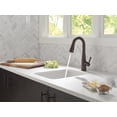thumbnail image 4 of Delta 9913TL-CZ-DST Essa 1.8 GPM Single Hole Pull Down Touchless Bar Faucet - Bronze, 4 of 7