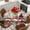 light gray, variant on Grey Christmas Round Tablecloth, Fitted Table Cover with Elastic for 45"-54" Round Tables, Gnomes Xmas Tree Poinsettia Eucalyptus Table Cloth Outdoor Indoor Dinning Party Waterproof Tablecloths