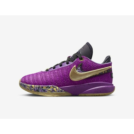 

Big Kid s Nike Lebron XX SE Vivid Purple/Metallic Gold (FD0207 500) - 7