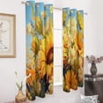 thumbnail image 2 of Sunflower Modern Window for Living Room Curtains for Child Bedroom Kitchen Decor Blinds Drapes, 2 of 7