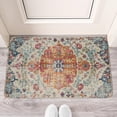 thumbnail image 2 of Bohemian Orange Ethnic Design Rug Welcome Doormat for Indoor/Outdoor Entrance Bohemian Orange Ethnic Design Rug Decoration Door Mat Kitchen Door Mat Bedroom Doormat 17x30 Inch, 2 of 6