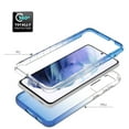 thumbnail image 5 of Mantto Samsung S21 Plus Case, Full Body Clear Protection Case PC Bumper & Rubber TPU Front & Back 360 Full CoverGradient Bumper Frame Rubber Phone Case for Samsung Galaxy S21 Plus - Blue, 5 of 8