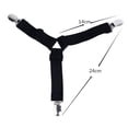 thumbnail image 2 of Correas ajustables para sujetar sábanas, clips elásticos triangulares antideslizantes para las esquinas del colchón con pinzas de agarre resistentes (juego de 4), 2 of 6