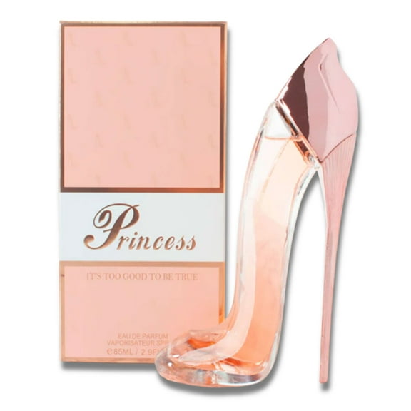 Princess High Heels Pink Women Perfume 85ml Eau De Parfum Vaporisateur Spray, Vanilla, Bergamot Essential Oil From France