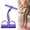 Purple, variant on Multifunction Pedal Resistance Band, 8-Tube Upgraded Yoga Exercise Trainer with Handles, Ideal for Abdomen, Waist, Arms, and Legs