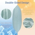 thumbnail image 3 of Elegear Cooling Pillowcases, Summer Pillowcase with Japanese Q-Max 0.55 Cooling Fiber, Double-Sided Design King Pillow Case with Hidden Zipper, 2 Pack, Green, 3 of 7