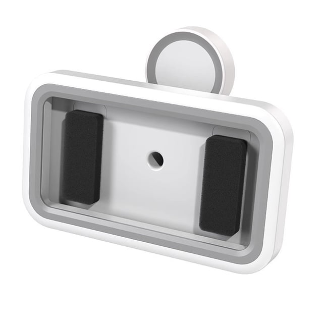 Advancent Soporte impermeable para teléfono de ducha para montaje en pared en bañera Soporte impermeable para teléfono de ducha Almacenamiento y organización del hogar