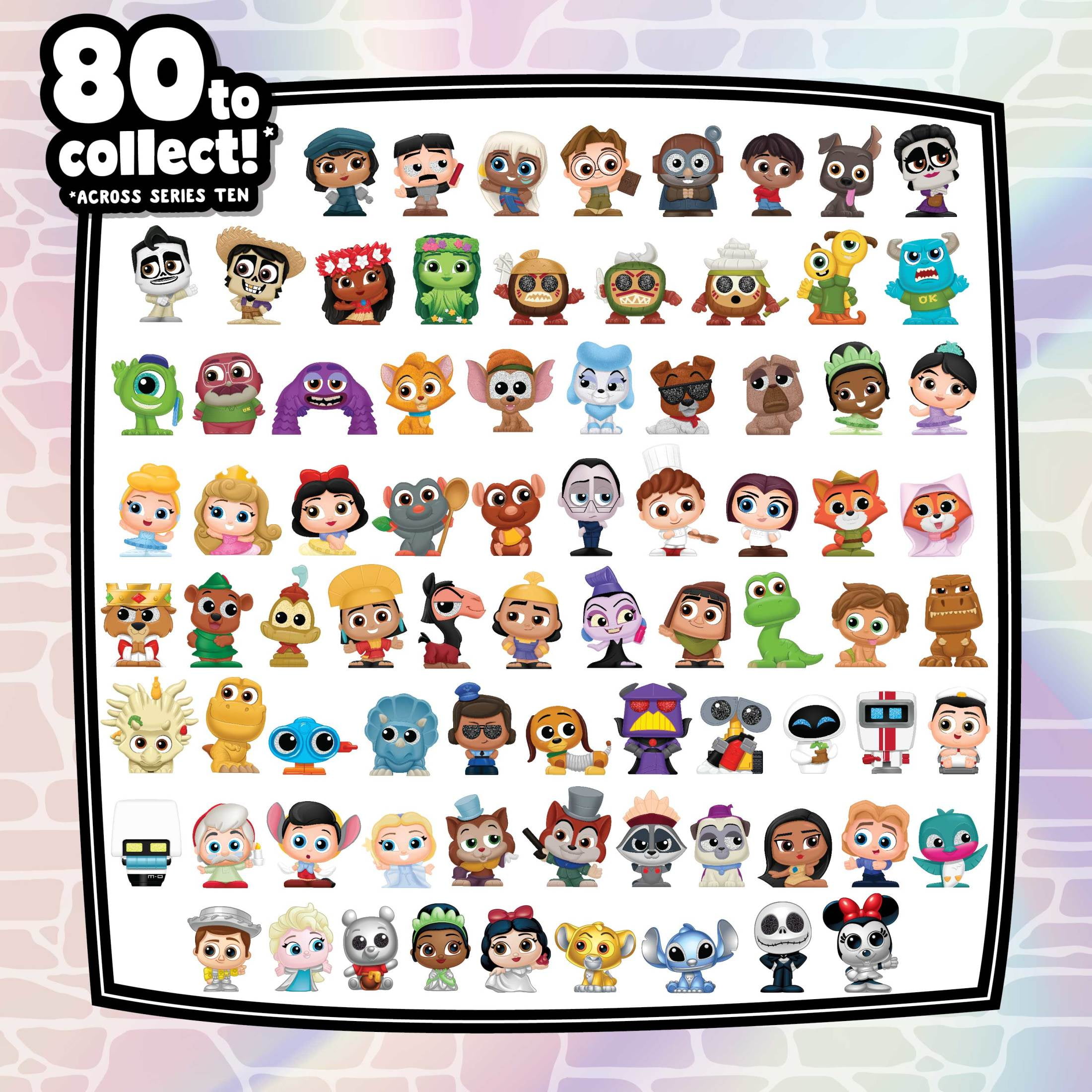Disney Doorables Mini Peek Series 10, Collectible Blind Bag Figures, Styles May Vary, Kids Toys for Ages 5 up
