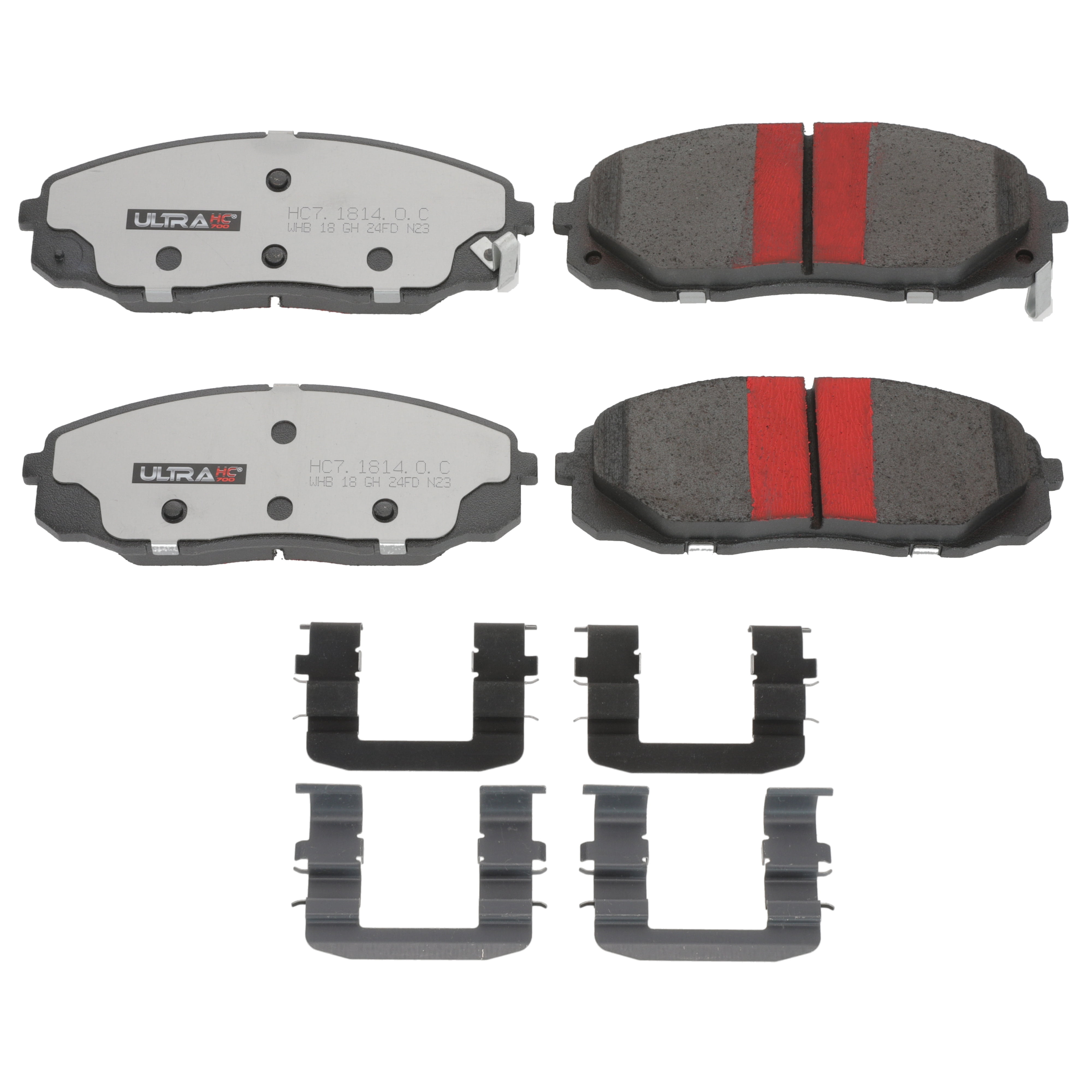 UltraHC 700 Brake Pad Set, Front HC7.1814.0.C, Kia Sedona 2021-2015