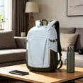 thumbnail image 6 of Hyknon Travel Backpack for Women Men, Large Capacity Lightweight Hiking Backpack, Minimalist Daily Leisure Sports Bag, Color Blocking Casual Bag, Daily Daypack for Camping Outdoor Activities, Blue, 6 of 8