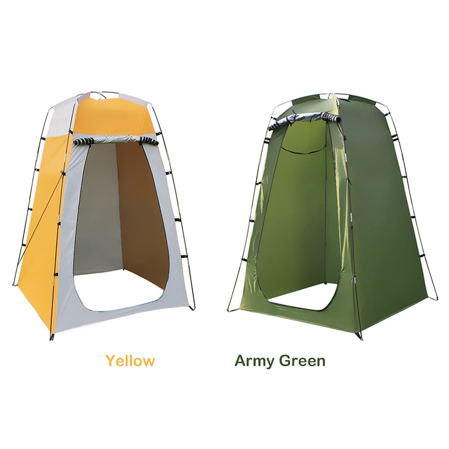 Pop Up Privacy Shower Tent, Dressing Room, or Portable Toilet Stall with Carry Bag for Camping, Beach, Outdoors