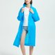 thumbnail image 4 of Capa para mujer, estilo largo, para adultos, para hombres y mujeres, atada a mano, impermeable, con capucha y botones, para exteriores, para padres e hijos, chaqueta informal de manga larga, impermeab, 4 of 7