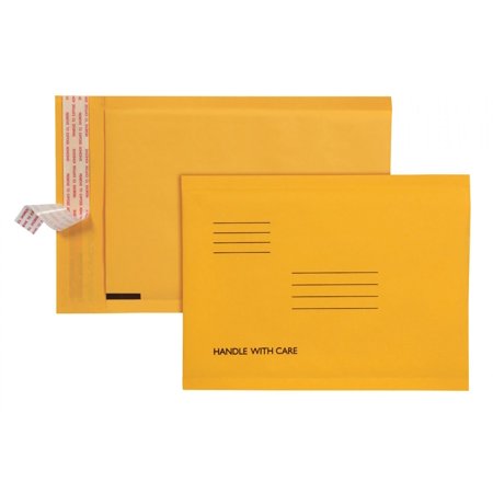 Pen+Gear Kraft Bubble Mailer, 6" x 9", Peel and Seal Closure, 15 Count