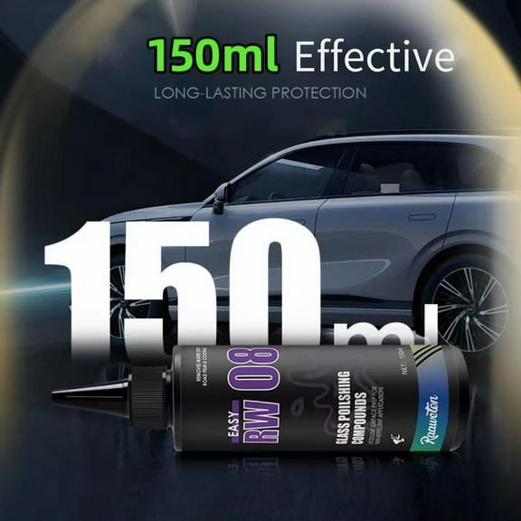 2025 New windshield polishing fluid, automotive oil film cleaning plate, glass oil film cleaning agent, powerful front windshield cleaning agent Glass oil universal oil automotive