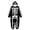 P-78Black24, variant on MEZZALL Halloween Jumpsuit For Kids Cozy One-Pieces Romper Soft Warm Parties Pajamas Long Sleeve Loungewear