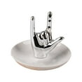 thumbnail image 2 of Ceramic Gesture Ring Rack Jewelry Plate Hand Display Rack Creative Dresser Storage Tray Gift For Loved Ones, 2 of 9