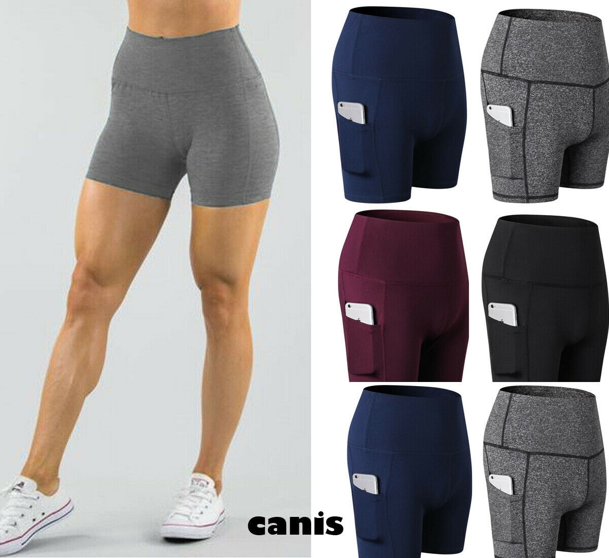 compression yoga shorts
