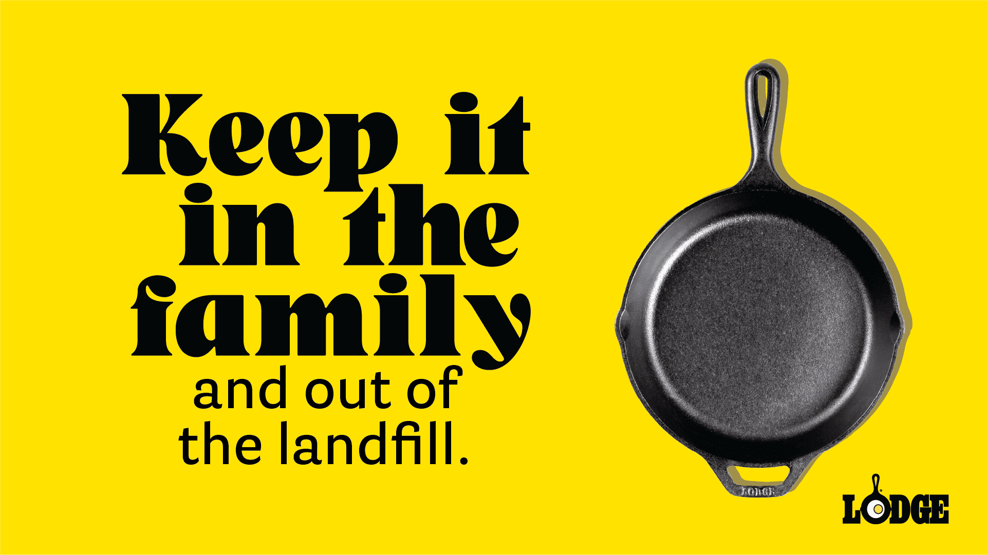 Lodge 12" Seasoned Cast Iron Skillet