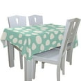 thumbnail image 4 of EREHome Random Dots Tablecloths Navy White Table Top Decoration 60x120 inches, 4 of 5