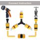 thumbnail image 3 of 20 Pack Garden Hose Connector, Garden Hose Faucet Adapter, Y Hose Splitter, Universal Faucet Connector, Etc., 3 of 5