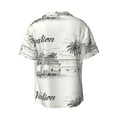 thumbnail image 2 of Wukai Summer Vacation Scene With Camping Van Men's Casual Short-Sleeve Button Down Shirt - Lightweight Summer Dress Shirt for Daily Wear-X-Large, 2 of 7