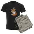 thumbnail image 6 of CafePress - Kiniart Fox Men's Dark Pajamas - Men's Dark Loose Fit Cotton Pajama Set, 6 of 7