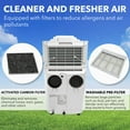 thumbnail image 4 of Whynter ARC-110WD 6500 BTU Portable Air Conditioner Dual Hose, 4 of 28