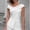 White, variant on Hulanddfd Women's Tops Fashion Off-Shoulder Crossover V-Neck Asymmetric Top White Size 2XL