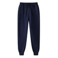 thumbnail image 1 of Men‘s Casual Joggers Cotton Sweatpants Workout Athletic Pants with Pockets Drawstring Gym Running Pants, 1 of 2