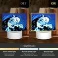 thumbnail image 3 of Shadow Milk Cookie Nightlight 3-Color Touch Control Acrylic Night Light Adjustable Usb Bedside Lamp Decorative, 3 of 8