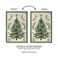 thumbnail image 4 of Christmas Tree With Acorn Burlap Garden Flag, 4 of 5