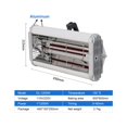 thumbnail image 3 of 1200W Ir Paint Curing Lamp Shortwave Infrared Paint Dryer/ Car Paint Infrared Dryer/lamp For Paint ,Fast Heating, 3 of 6