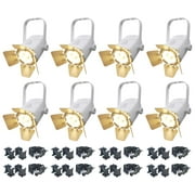 8) Chauvet DJ EVE TF-20 LED Par Wash Stage Theatre Fresnal Display Lights+Clamps