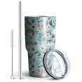 thumbnail image 2 of 30oz Cute Akita Dog Beagle Bulldog Rottweiler Dachshund Tumblers Stainless Steel Tumbler with Lid and Straw,Vacuum Insulated Double Wall Travel Tumbler Cups Mug with Cleaning Brush for Coffee,Tea, 2 of 7