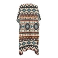 thumbnail image 5 of Xoenoiee Aztec Southwest American Tribal Pattern Women Chiffon Cardigan Kimono Robe Tops Beach Bikini Cover up Blouse Open Front Resort Wear Loose Fit Beachwear, 5 of 7