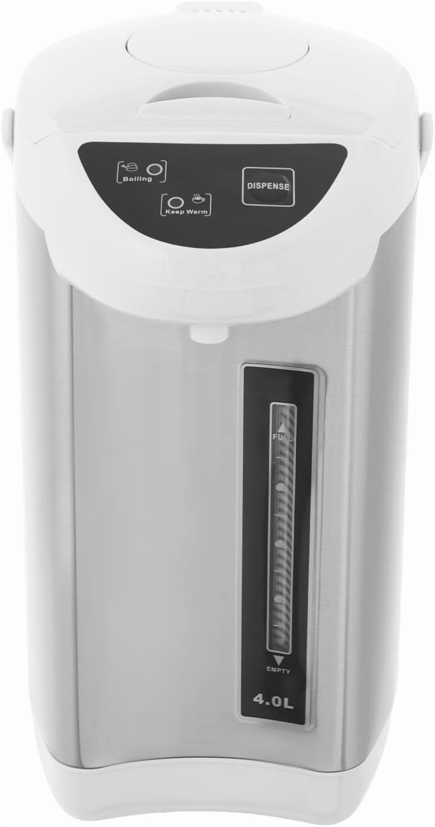 Electric Water Boiler,4L 304 Stainless Steel Countertop Water Heater with 3 Water Dispensing Modes and 24H Keep Warm,Warmer Anti-dry Burn Protection