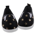 thumbnail image 3 of Zapato informal estampado sin cordones para muñecas American Doll de 18 pulgadas, color negro, 3 of 9