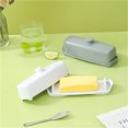thumbnail image 4 of Butter Container with Spoon and Lid Butter Dish with Lid Plastic Holder for Storing and Serving Butter, 4 of 8