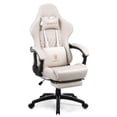 thumbnail image 1 of Silla Gamer Pro Dowinx | Ergonómica, Reclinable 180°, Masaje Lumbar USB, Reposapiés Retráctil, Ajustable | Cuero Sintético Premium, 1 of 6