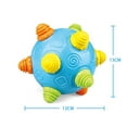 thumbnail image 3 of YOPTOP Toddlers Baby Music Shake Ball Toy Bumble Ball for Babies, Dancing Bumpy Interactive Sounds Crawl Infants Toy, Best Bouncing Sensory Learning Ball, 3 of 5