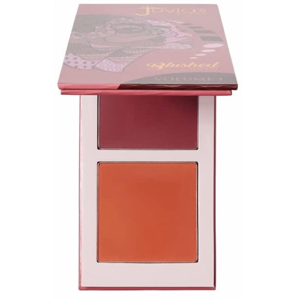 Colorete Juvia's Place Blushed Duo en dos tonos, rosado y natural