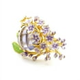 thumbnail image 2 of Women Creative Blossom Flower Unique Tree Branch Wedding Rings, 2 of 2