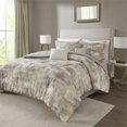 thumbnail image 2 of Madison Park Beacon 7-Piece Cotton Fabric Comforter Set in Gray, 2 of 16