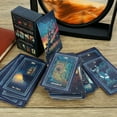 thumbnail image 3 of Fznkrag 78pcs Prism Tarots Copper Paperboard Tarot Cards with Exquisite Printed Tarot Cards Deck Vintage Telling Divination Tarot Decks for Advanced Players Beginners Gift, 3 of 10