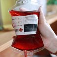 thumbnail image 2 of BRI Bolsa de energía sanguínea de plástico médico transparente para Halloween, bolsa reutilizable de 350ml para bebidas energéticas en sangre, bolsa de vampiro para Halloween, accesorios, 2 of 9