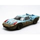 thumbnail image 1 of 1966 Ford GT-40 MK 2 Gulf Blue Dirty Version # 1 1/18 Modelo de coche fundido por Shelby Collectibles Shelby Collectibles SC405, 1 of 1