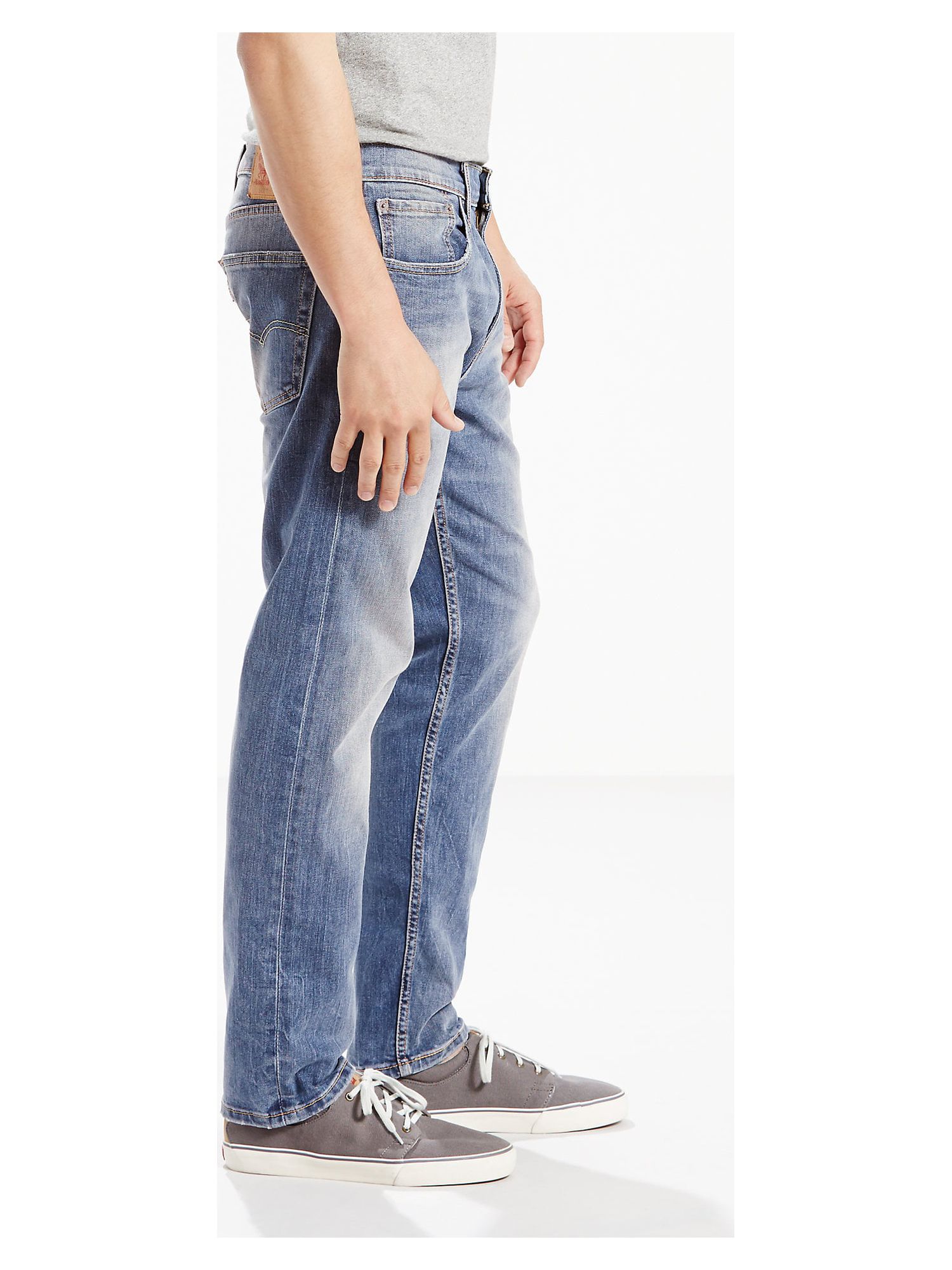 Levi's Mens 502 Regular Fit Stretch Tapered Jeans - image 4 of 7